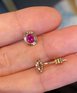 เครื่องประดับสั่งทำพิเศษ ต่างหูทองแท้ 9k 10k 14k 18k PT ทองคำขาว ทองคำเหลือง ทองคำชมพู เพชรแล็บ/พลอย ผลิตจากโรงงาน - Product Image 1