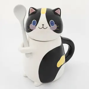 Tazas de café para amantes de los gatos, divertidas y adorables