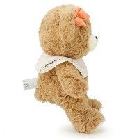 Bavoir en peluche ours en peluche adorable et câlin pour bébé, rembourrage en coton PP, doublure en maille lavée, cadeau pour enfant, confort
