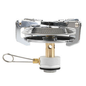 ポータブルチタンストーブサバイバルファーネス屋外ガスストーブミニステンレス鋼キャンプストーブガスバーナー - Product Image 2