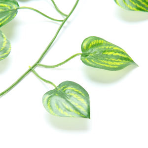 หญ้าเทียมตกแต่งบ้าน73ใบ parthenocissus สีเขียวกุห<span class=keywords><strong>ล</strong></span>าบหวายเครื่อง<span class=keywords><strong>ป</strong></span>รับอากาศ - Product Image 6