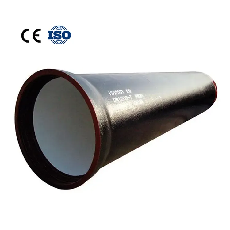 Factory Sales Iso2531 En545 Cast Iron Pipe Of Class C25 C30 C40 K9 Dn80Mm-Dn2000Mm Cast Iron Pipe.