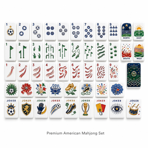Tuiles de Mahjong en Acrylique de Luxe Inspirées, Professionnelles, Personnalisées, Durables, Emballage Portable pour Amis - Product Image 4