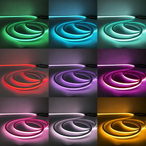 Tira de Luz LED RGBW IP68 Impermeable de 24V, Curvada, 16*17mm, para Exteriores, Piscina, Bar, Fachada de Edificio, Villa, Puente, Vestíbulo - Product Image 2