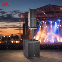 Sistema de Altavoces Line Array Activos JSL K6 K7, Subwoofer Amplificado, Sistema PA de 2 Vías para Sonido en Vivo, Conciertos, Eventos y Escenarios