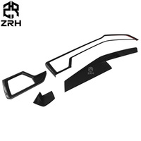 Kit de ajuste Interior de fibra de carbono seco para BMW X6 G06 LCI 2023 + Accesorios de coche Panel de Control de refugio