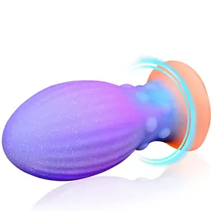 New In Luminous Plug Anal Dildo Colourful Glowing Big buttplug Dildos for Women Huge Butt Plug Adult Anal Sex Toys For Women Men