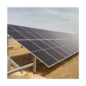Sistema de montaje de suelo de panel solar de acero barato/soporte de montaje fotovoltaico de acero/estructura de montaje de suelo de carbono galvanizado en caliente - Product Image 3