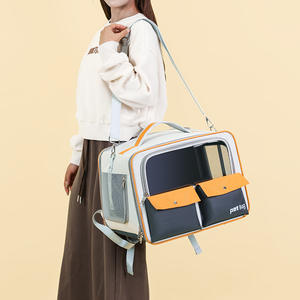 Petit/moyen transporteur pour animaux de compagnie pour <span class=keywords><strong>chats</strong></span> et chiens transporteur de voyage pliable étanche pour chiots avec face souple pour <span class=keywords><strong>transporter</strong></span> <span class=keywords><strong>des</strong></span> chiots et <span class=keywords><strong>des</strong></span> <span class=keywords><strong>chats</strong></span> - Product Image 3