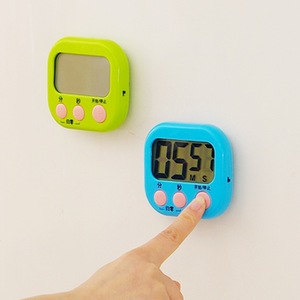Shaoqiu Digital Kitchen <b>Timer</b> 90 Min Countdown LCD Display Magnetic Back Student Study Alarm Clock Time Management Reminder - Product Image 4