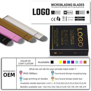 Lame pour Microblading <span class=keywords><strong>noire</strong></span> en forme de U, accessoire de tatouage à sourcils, lame en forme de U, pour tatouage, Lamina Tebori, 1 pièce, 0.16mm - Product Image 5
