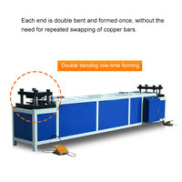 Nouvelle fonction Bus Bar Double Tête Machine À Cintrer Cuivre Busbar Machine À Cintrer Ventes Utilisées Dans L'industrie Des Conduits De Barres