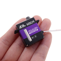 AGFRC A20CLM 10.2Kgcm 0.093S/60 °   Mini servo numérique programmable 8,4 V sans noyau, boîtier métallique, engrenages en acier