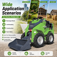Ready Stock Siap Kirim Skid Steer NIMBUS Compact untuk Ruang Sempit dengan Katup Multifungsi untuk Penanganan Gudang Skid Steer