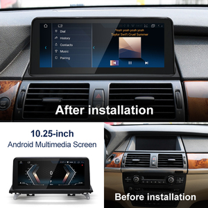 STWEI ระบบ Android ใหม่ ID6 ID7 ID8 UI 10.25 นิ้ว รองรับ Wireless Carplay AUTO สำหรับ BMW X5 E70 X6 E71 เครื่องเล่นวิดีโอในรถยนต์ ระบบนำทาง GPS - Product Image 3