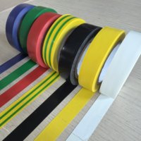 Ruban adhésif électrique en PVC vinyle résistant à la chaleur pour l'isolation des câbles et fils, adapté aux conditions climatiques froides, utilisation à des fins d'avertissement