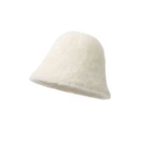 Nuevo Sombrero de Pescador de Piel Sintética de Conejo Personalizado para Mujer, de Moda Otoño-Invierno, con Borde Esponjoso y Cálido, Tipo Bucket - Product Image 6
