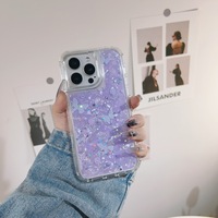 Casing ponsel VIVO Y28 4G, casing ponsel tahan guncangan berkilau epoksi desain modis terlaris