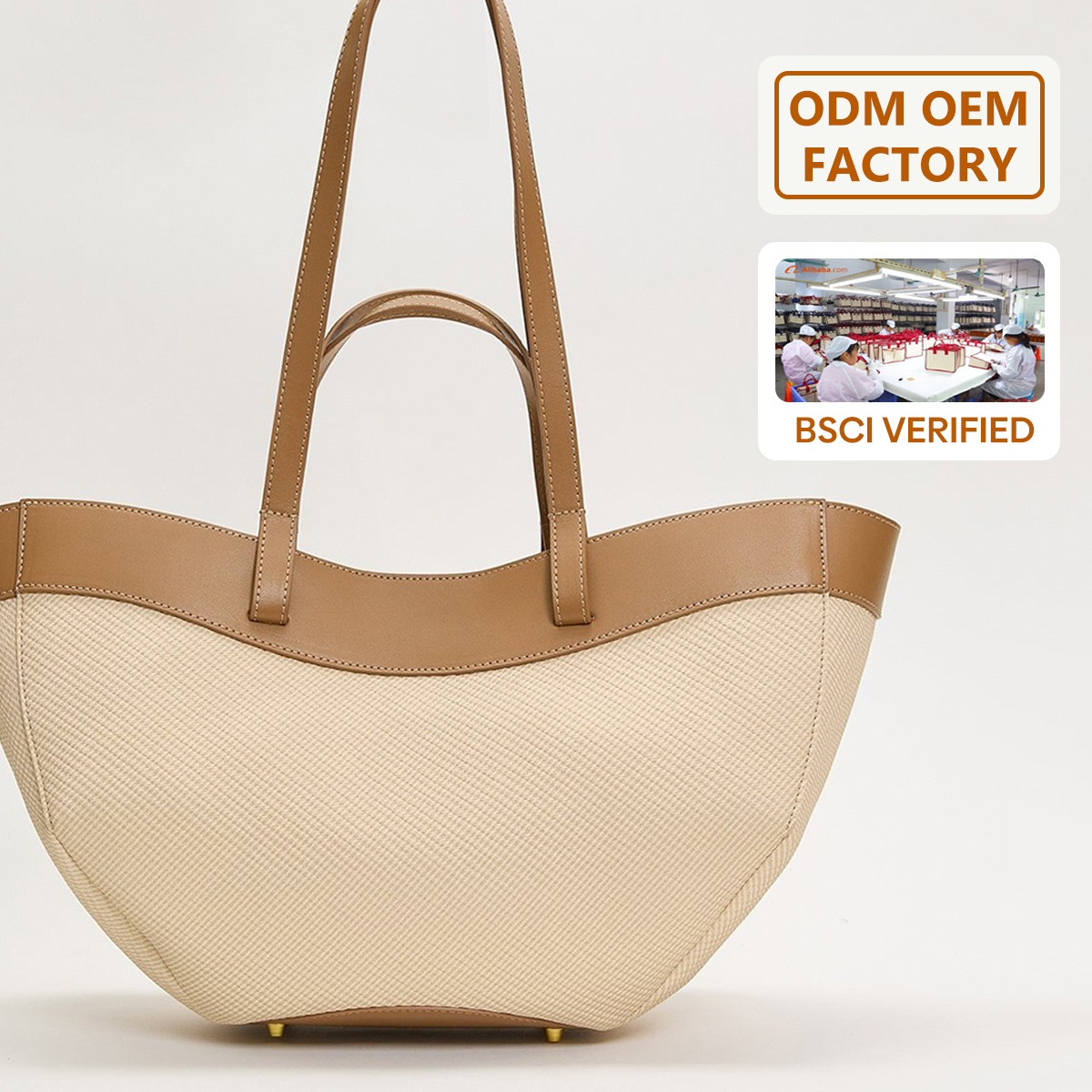 Vegan Leather Tote Bag For Women - Vintage Shoulder Bag With Detachable Clutch, A4 Size