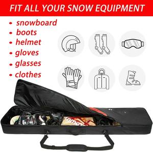 Muestra gratis Venta caliente Deportes al aire libre Bolsa de snowboard Impermeable Esquí Doble tabla Bolsa de almacenamiento Mochila de esquí Nailon resistente al agua - Product Image 3