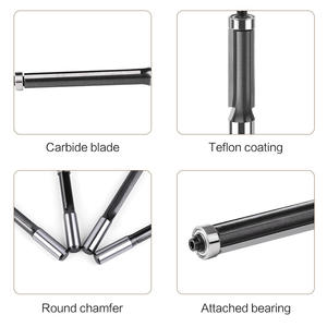 ก้าน1/2 12มม. 2 3นิ้วยาวคาร์ไบด์สำหรับตัดแต่งงานไม้เราเตอร์ตัดดอกกัดเครื่องมืองานไม้ - Product Image 2