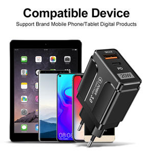 PD 20W QC 3.0 chargeur de téléphone portable à charge rapide prise ue/états-unis/royaume-uni chargeurs rapides rapides pour iphone 14 Pro Max pour Samsung - Product Image 3