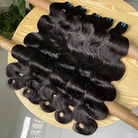 Lots de Cheveux Humains Naturels Bruts Vierge de Qualité 15A – Vente en Gros de Cheveux Brésiliens de Haute Qualité, Tissage Ondulé (Body Wave)