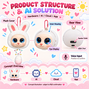 Robot d'apprentissage électronique IA avec compagnie émotionnelle et fonction de racontage d'histoires pour enfants – Coffret cadeau technologique – Fournisseur direct OEM - Product Image 3