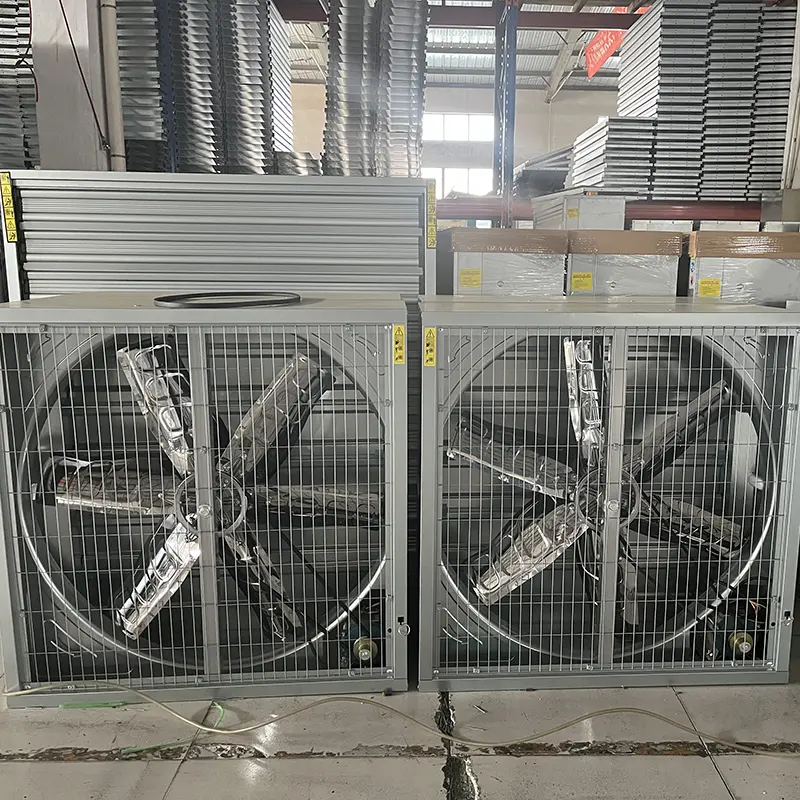 60 Inch Kas Pluimveebedrijven Kippenhok Industriële Ventilatie Uitlaat Ventilator Koelsysteem