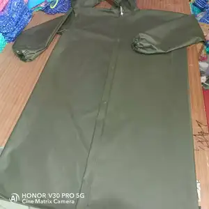 PVC Raincoat Half PU