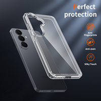 Étui de protection antichoc pour téléphone portable Samsung Galaxy S26, coque transparente en cristal