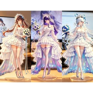 Figura de Acrílico de Yuanshen Impact: Novia en Vestido de Boda, <span class=keywords><strong>Raiden</strong></span> <span class=keywords><strong>Shogun</strong></span>, Furina, <span class=keywords><strong>Hu</strong></span> <span class=keywords><strong>Tao</strong></span>, Adorno de Escritorio, Regalo para Fans, Llavero - Product Image 5
