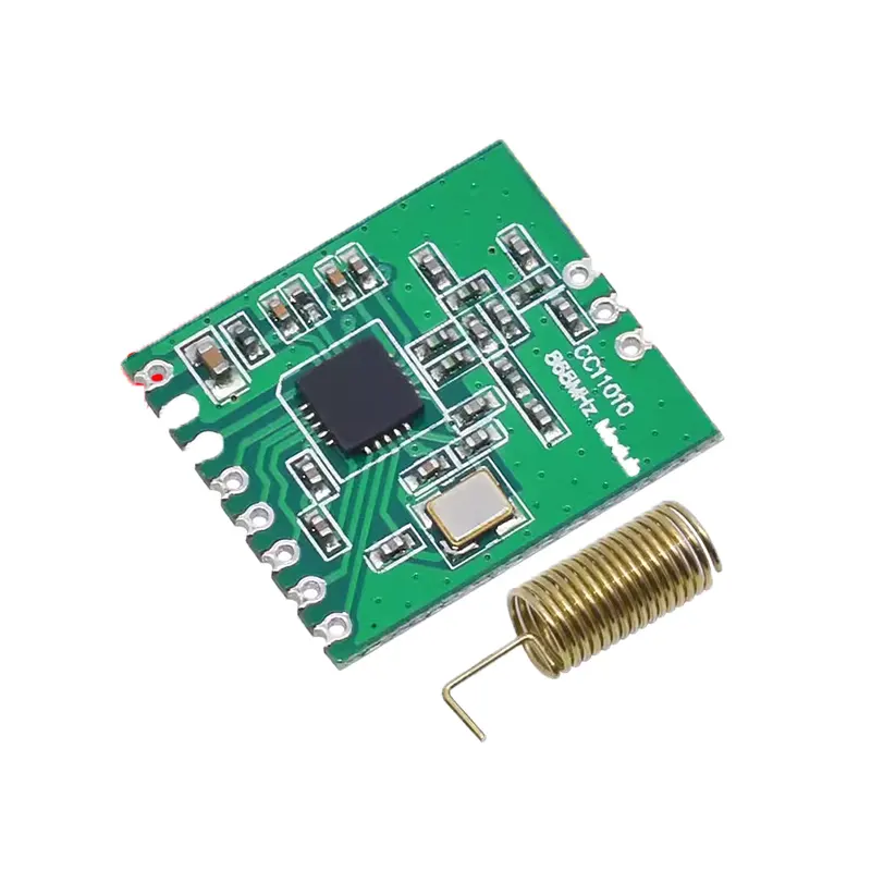 CC1101 modul komunikasi frekuensi radio Industri Cerdas Modul transceiver SPI 868MHz tipe patch ukuran kecil
