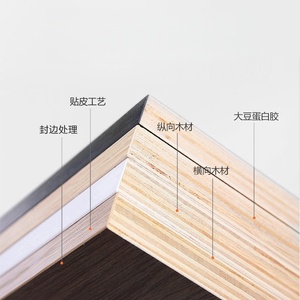 Nouvelle armoire de salle de bain style crème, lavabo intégré en céramique ardoise de luxe, meuble de rangement intelligent en bois massif - Product Image 3