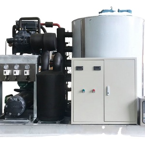 Grote en snelle koelcapaciteit schijfijsmachine 10T 15T 20T zoetwater schijfijsmachine voor vlees en groenten, vers voedsel - Product Image 1