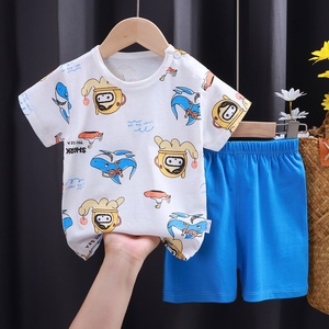 Conjunto <span class=keywords><strong>de</strong></span> Ropa <span class=keywords><strong>de</strong></span> 2 Piezas para Niños y Niñas, Camiseta <span class=keywords><strong>de</strong></span> Manga Corta <span class=keywords><strong>de</strong></span> Verano con Estampado <span class=keywords><strong>de</strong></span> Dibujos Animados 100% Algodón, Diseño Casual, ODM/OEM <span class=keywords><strong>de</strong></span> East Brilliant - Product Image 4