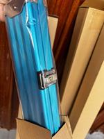 Étui pour queue de billard, adapté pour 1 ou 3/4 de queue de billard et 1/2 de queue de billard, en alliage métallique/plastique, 2 emplacements avec serrure et clés