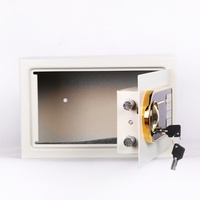 Coffre-fort électronique numérique Wanjia Bao-20Eb 20cm tirelire antivol avec empreinte digitale et serrure à clé pour bureau à domicile hôtel