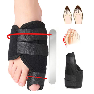 <span class=keywords><strong>Orthèse</strong></span> de pied respirante en mousse pour soulagement de la douleur, avec fixation réglable par auto-agrippant, redresseur d'orteils et attelle de <span class=keywords><strong>nuit</strong></span> pour la correction des <span class=keywords><strong>hallux</strong></span> <span class=keywords><strong>valgus</strong></span> - Product Image 1