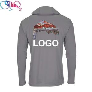 OEM11色カスタムロゴ通気性フィッシングウェアUVパフォーマンスフィッシングパーカーupf50ドライフィットフィッシングシャツ長袖 - Product Image 2