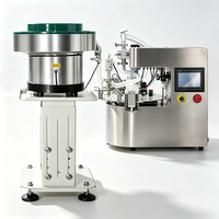 Machine de remplissage et de bouchage rotative entièrement automatique pour sachets à bec verseur, remplisseuse de sachets verticaux pour liquides visqueux et semi-fluide, équipement de remplissage de pâtes