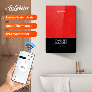 Chauffe-eau instantané 240V 13kW haute performance sans réservoir, panneau en verre, affichage numérique du débit, entrée d'eau en cuivre - Product Image 6