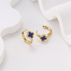 Pendientes <span class=keywords><strong>de</strong></span> Aro <span class=keywords><strong>de</strong></span> Acero Inoxidable con Baño <span class=keywords><strong>de</strong></span> <span class=keywords><strong>Oro</strong></span> <span class=keywords><strong>de</strong></span> 18K, Estilo Francés Vintage, Delicados, Resistentes al Agua y con Retención <span class=keywords><strong>de</strong></span> Color, Ideales para Regalo, Venta al por Mayor - Product Image 3