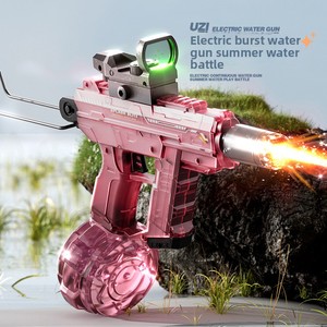 Tide Play Nuovo Modello <span class=keywords><strong>UZI</strong></span> 347 Pistola ad Acqua in Plastica con Elettrificazione a Impulsi, Collegamento a Camera Posteriore e Auto-Pompaggio - Generazione Giocattolo - Product Image 3
