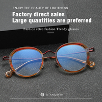 Gafas de Luz Azul con Protección para Ojos, Unisex, Diseño de Marco de Titanio, Ligeras, para Uso Diario, con Estuche, Marca ARLT, Calidad Superior