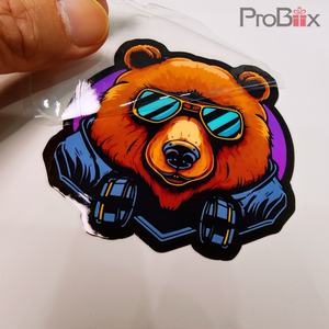 Etiqueta Adhesiva de Transferencia UV al por Mayor, Resistente al Agua, Duradera para Exteriores, Personalizada, Autoadhesiva, Calcomanías para Automóviles, Etiqueta Transparente Personalizada - Product Image 1