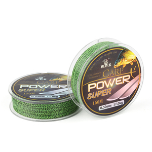Ligne de pêche en Fiber de carbone de 150m pour carpe, résistance de 10 à 41kg, ligne coulante revêtue de fluorocarbone - Product Image 1