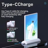 Boîte à lumière LED rechargeable de table A4 pour menu LED à piles