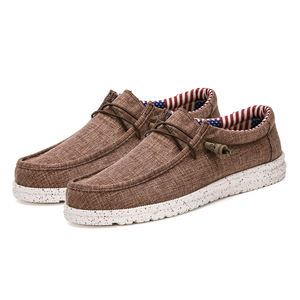 Meilleure vente en livraison directe pour hommes, jeans, mocassins de marque pour hommes, toile, baskets décontractées, mocassins, chaussures <span class=keywords><strong>bateau</strong></span> pour hommes - Product Image 4
