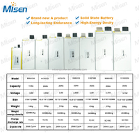Batterie polymère lithium semi-solide en pochette à haute densité énergétique et débit de décharge élevé 3.6V 11Ah 13Ah 15Ah 16Ah 17Ah 20Ah pour UAV